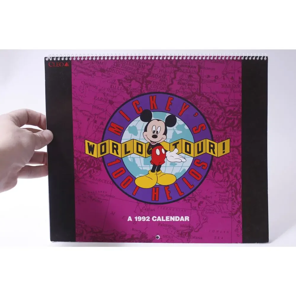Mickey's 1001 Hellos, World Tour, 1992, Calendar, Prints, Plates ~ 250407-WH 173